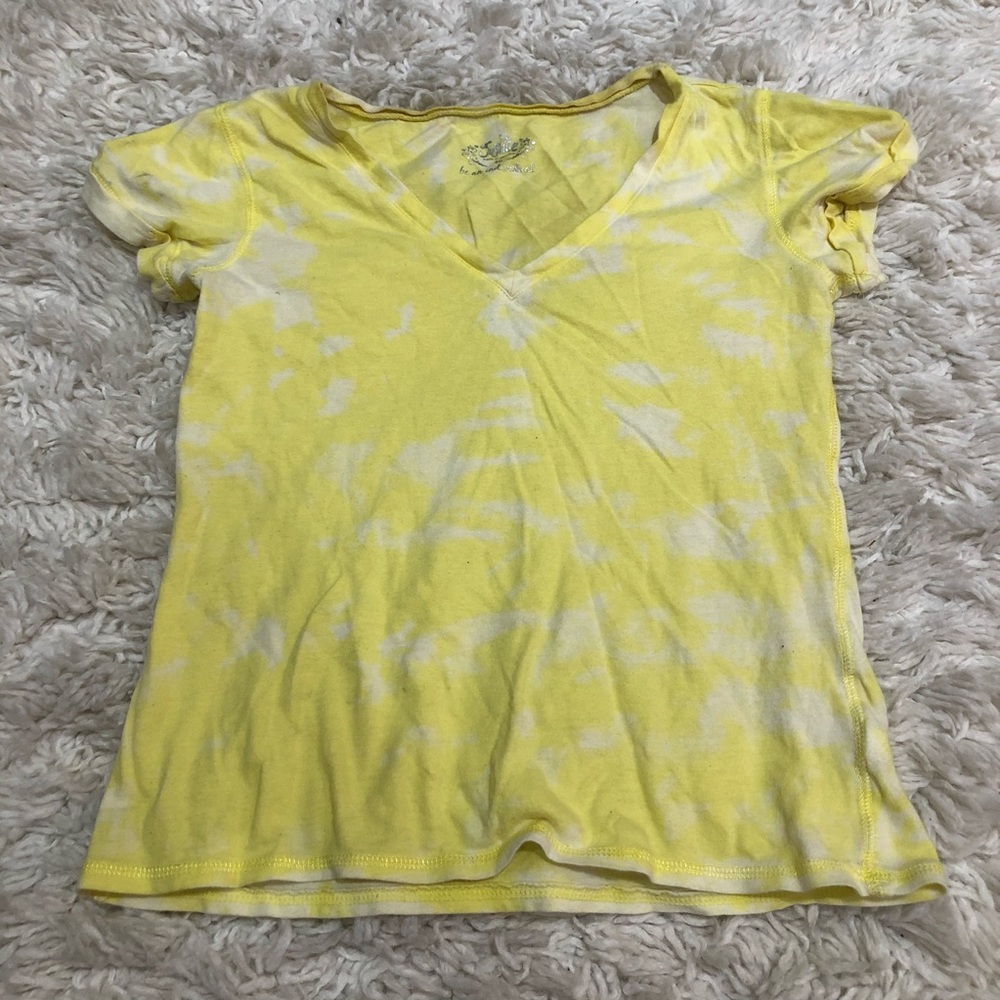 JUSTICE - Tie dye V-neck shirt